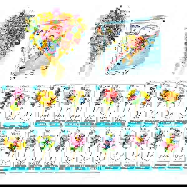 Leaper Children' s Creative Assembleable Building Block Toy Set