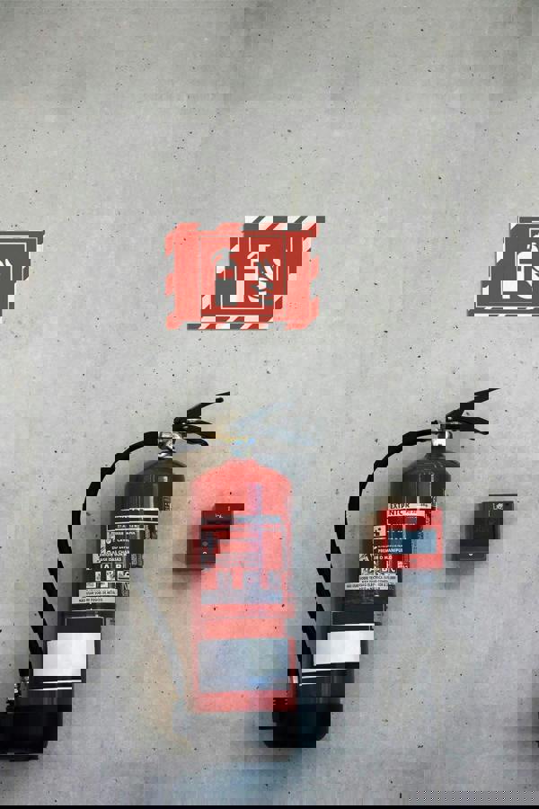 Durable DURAFRAME Adhesive Magnetic Hazard Frame | 2 Pack | A4 Red & White