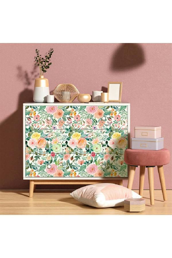 Living and Home Watercolor Pattern Wallpaper