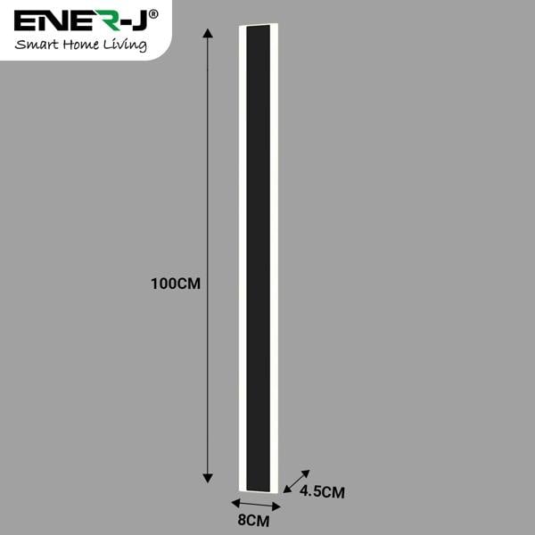 Ener-J 100cm Outdoor LED Wall Light – 24W CCT Tunable & Dimmable – IP65