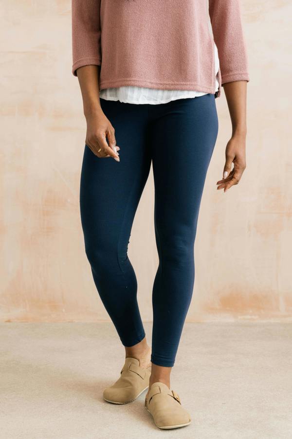 Lily & Me Full Length Leggings Navy
