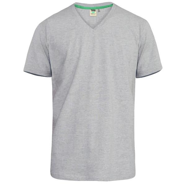 Duke Mens D555 Signature T-Shirt - Grey Melange - 