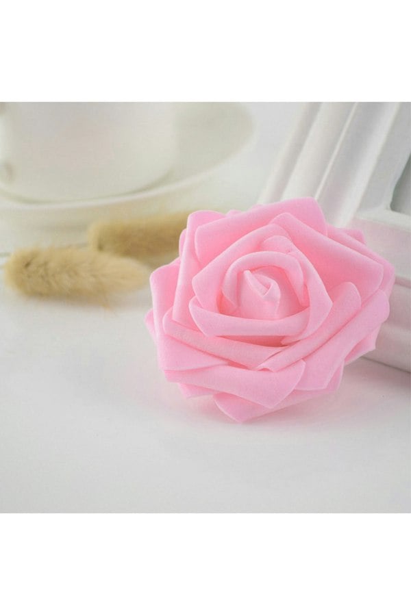 Living and Home 50Pcs Foam Rose Flower Heads for Wedding Decoration