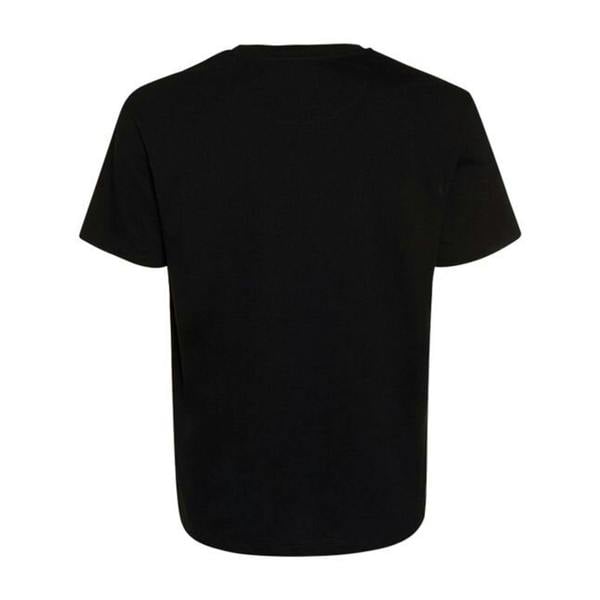 Valentino Logo Print Cotton Jersey T-Shirt   in  Black