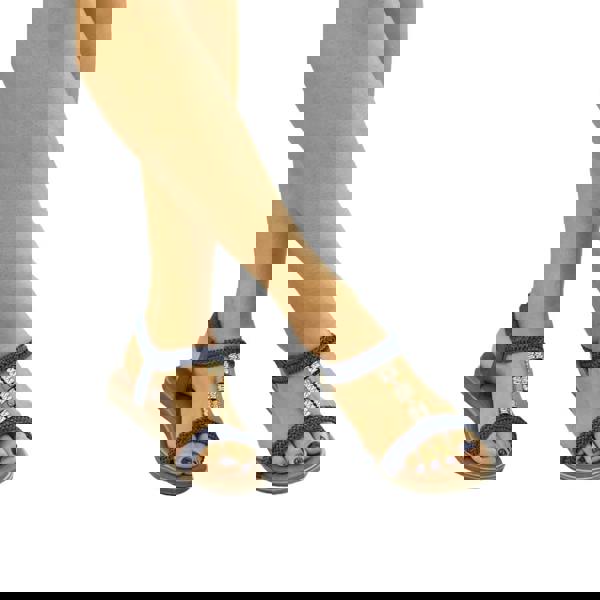 Lunar Womens/Ladies Portofino Sandals - Blue - 