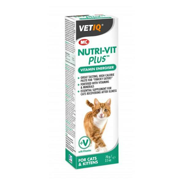 Mark & Chappell M&C Vetiq Nutri-Vit Plus Supplement for Cats 70g
