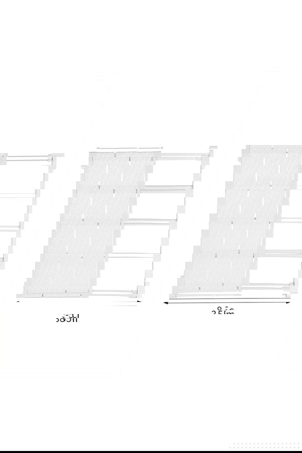 Living and Home Adjust Closet Cupboard Wardrobe Storage Organizer Shelf Extendable Divider Rack