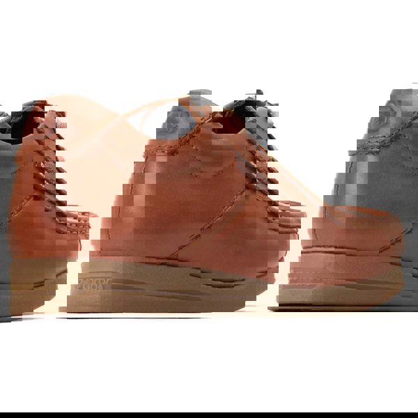 Base London Event Leather Men's SMU Tan Lace-Up Shoes