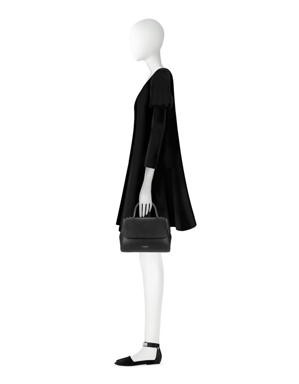 Le Parmentier Ladyfinger Crossbody Bag - Black