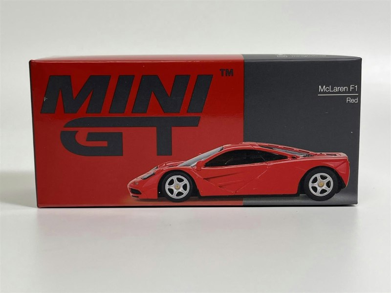 Mini GT McLaren F1 Red LHD 1:64 Scale MGT00654L