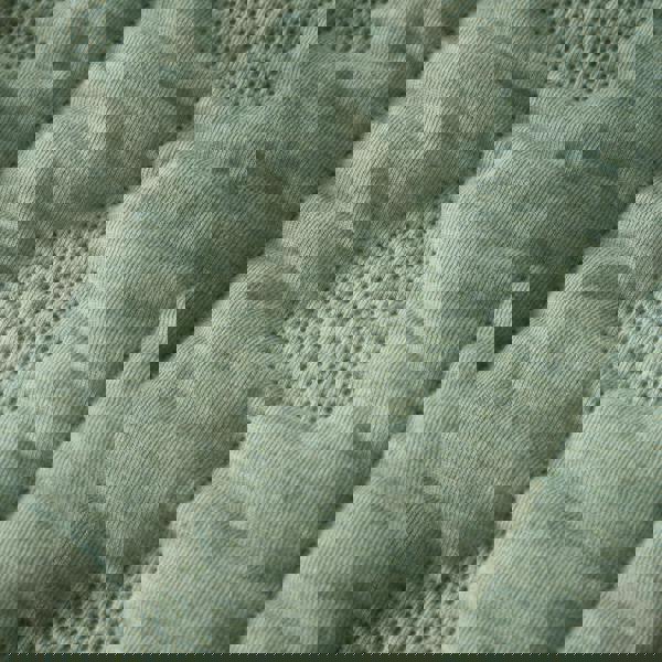 Pineapple Elephant Tamba Leaf Pinsonic Quilted Oxford Pillowcase Pair Green