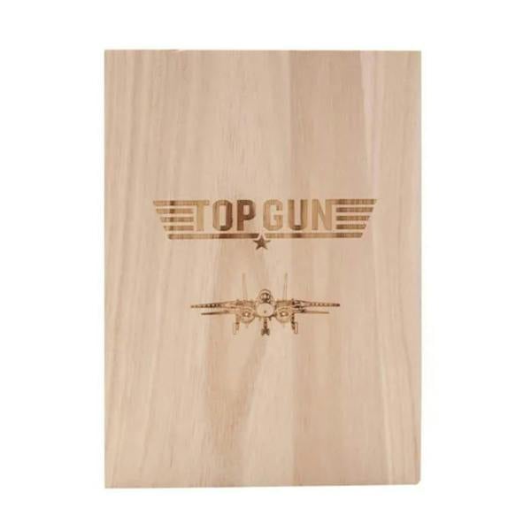 Widdop & Co Top Gun Whisky Tumbler with Stones in a Wooden Box