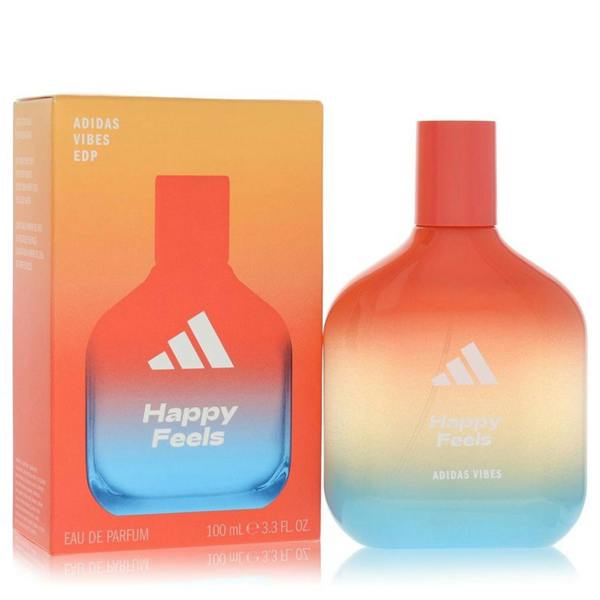 Adidas Adidas Vibes Happy Feels by Adidas Eau De Parfum Spray 3.3 oz for Women 100 ml