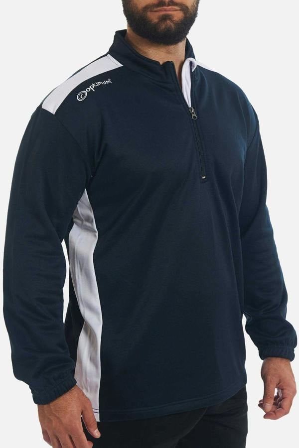 Tempo Sports 1/4 Zip Mid Layer – Thermal, Quick-Dry, Lightweight - Optimum