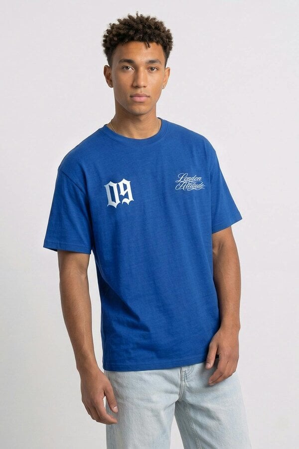 London Attitude Originals 09 Oversized Heavyweight Printed T-Shirt