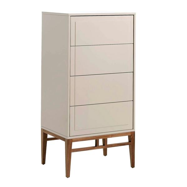 Angel Cerdá Beige and Walnut Wood Chiffonier 7036