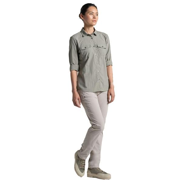 Craghoppers Womens/Ladies Loukkos Nosilife Long-Sleeved Shirt - Vert - 