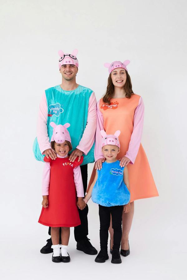 Peppa Pig Boys Blue George Pig 3D Headpiece 2 Piece Costume