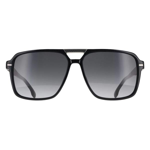 Hugo Boss Sunglasses BOSS 1766/S 807 9O Matte Black Dark Grey Gradient