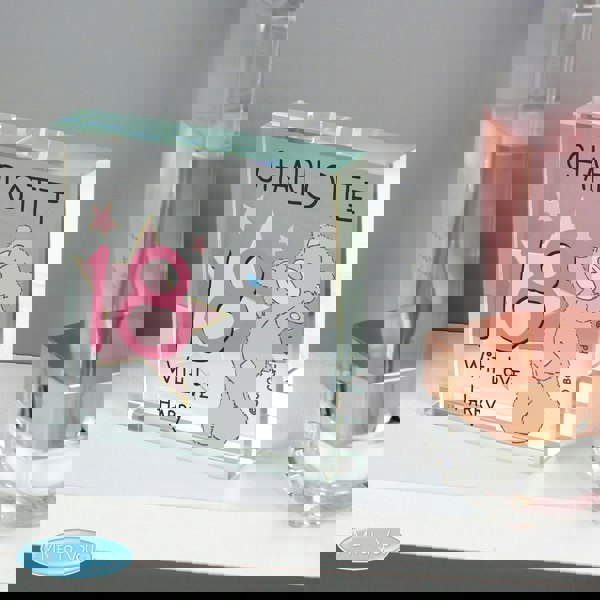 Personalised Memento Company Personalised Me To You Sparkle & Shine Birthday Crystal Token