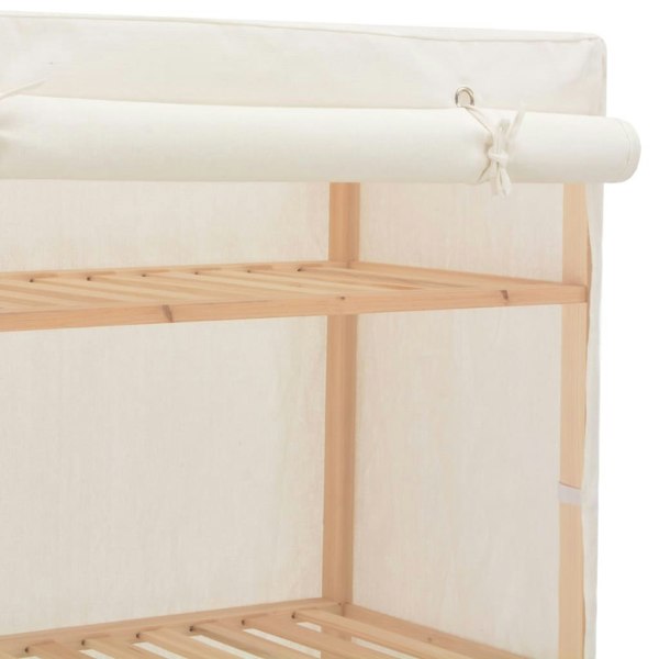 Berkfield Wardrobe White 79x40x170 cm Fabric