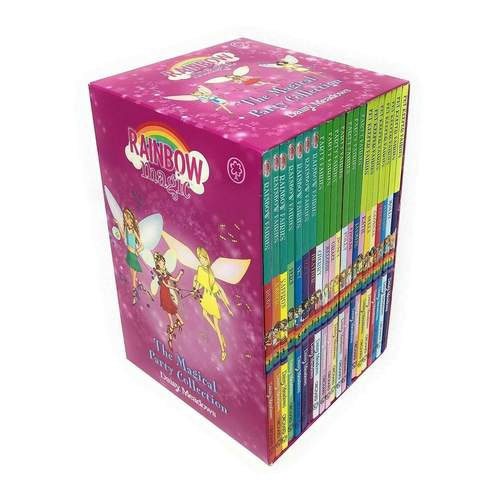 Rainbow Magic Series 42 Books Set Colour Fairies Weather Fairies Party Fairies Jewel Fa..