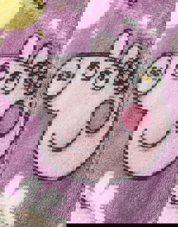 Peppa Pig Girls Purple Scattered Print Blanket Hoodie (One Size)