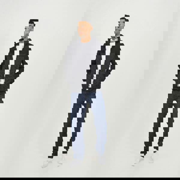 Brave Soul Black Quilted Hooded Zip-Up Jacket - Black Image 3