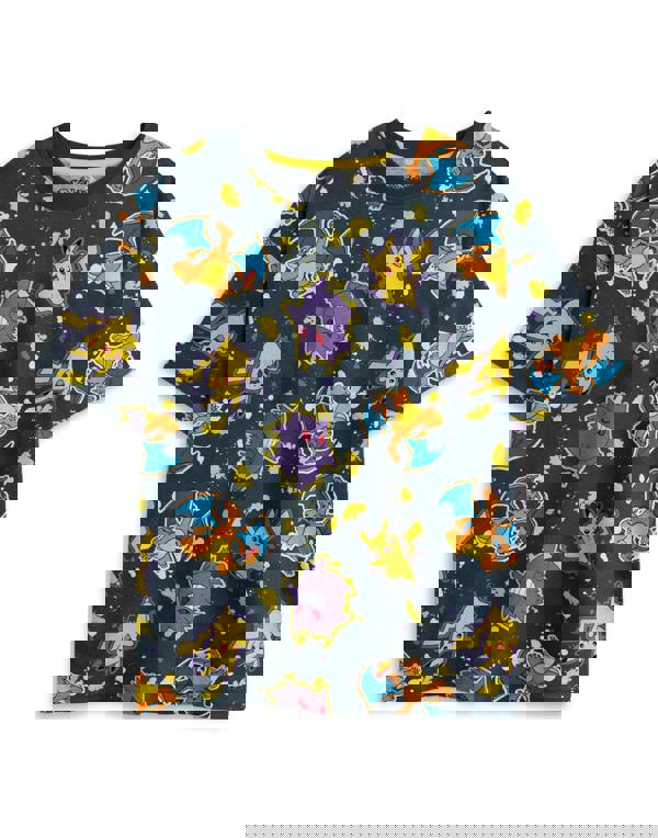 Pokemon Boys Multicoloured Multi Character Multi-Pack of 2 Short Sleeve Short Leg Pyjama Set