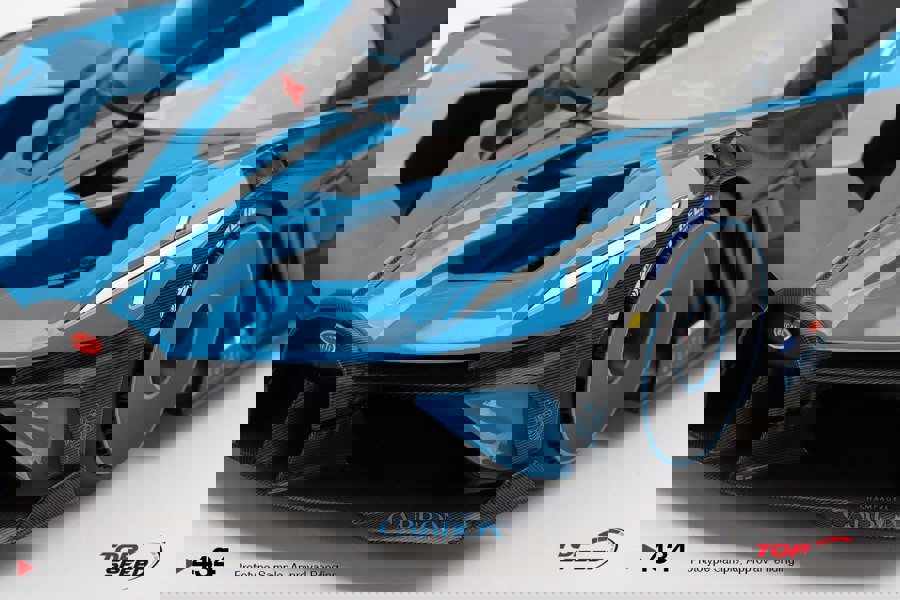 TSM Bugatti Bolide Presentation Blue Black 1:18 Scale TSM TS0434