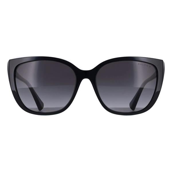 Ralph by Ralph Lauren Sunglasses RA5274 5001T3 Shiny Black Polarized Gradient Grey