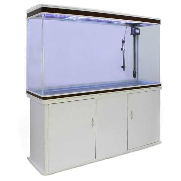 Monstershop Aquarium Fish Tank & Cabinet - White