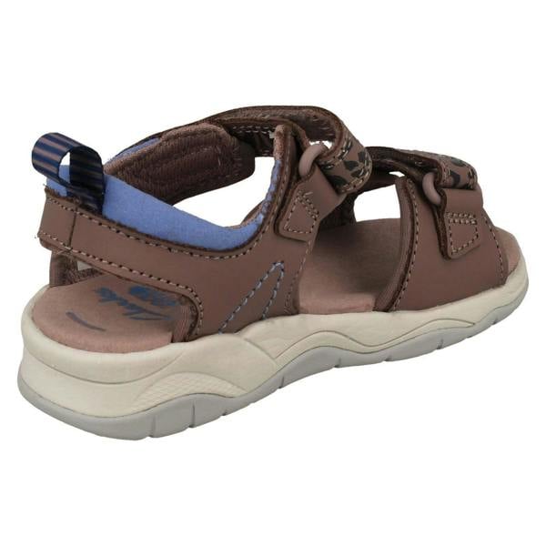 Clarks Childrens PLAYPRINT Collection By Clarks Big Cat Detailed Sandals Clowder Print