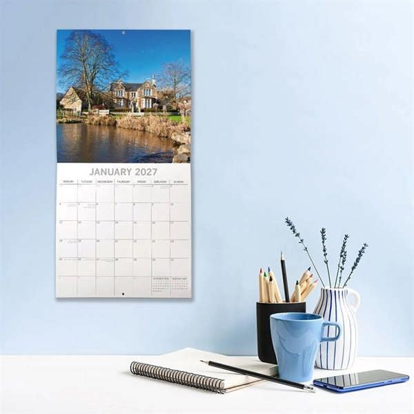 Wiltshire Calendar 2027, Wall Calendars, Month To View, Travel, Gift