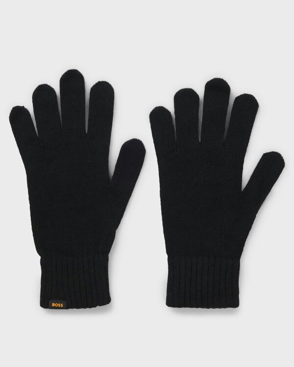 BOSS Orange Mens Kalipso Kintted Gloves & Beanie Hat Gift Set - Dark Blue 404