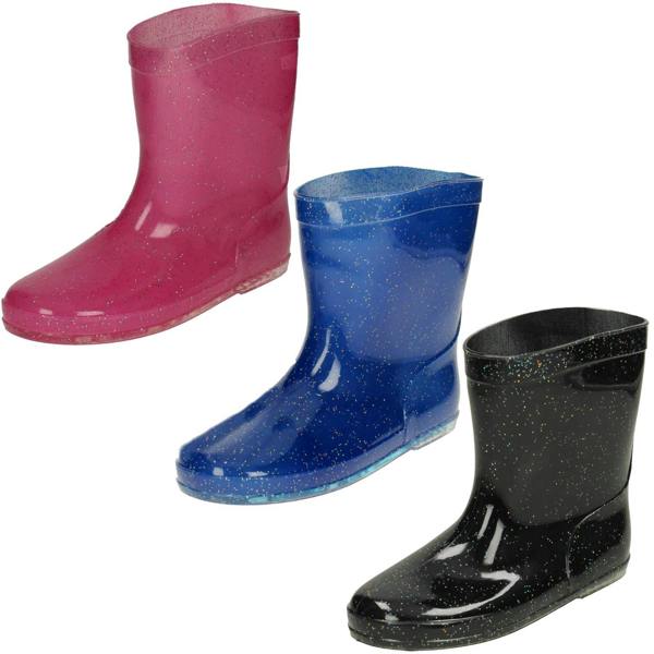 Spot On Girls Spot On Glitter Short Wellingtons