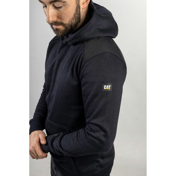 Caterpillar Essentials Polyester Men's Blue Hoodie