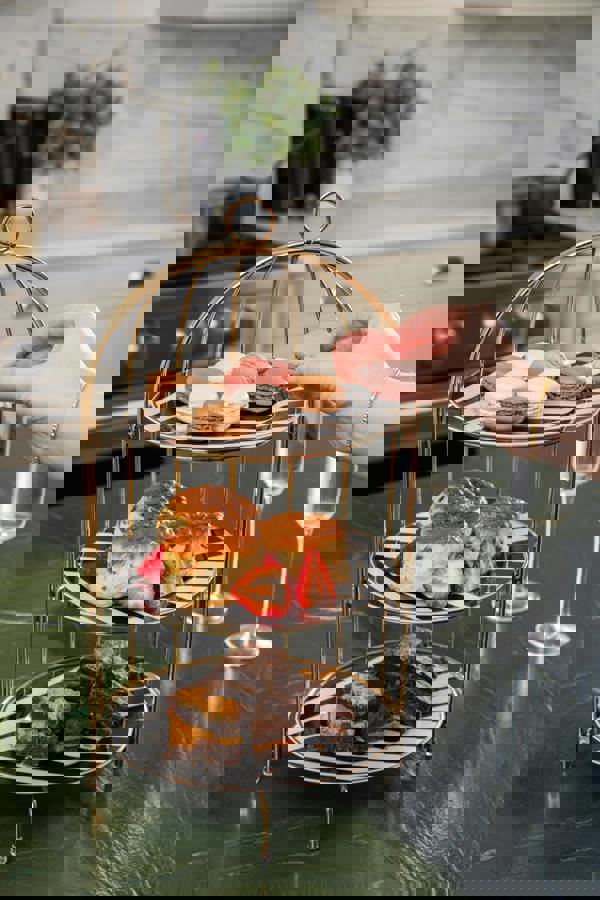 Artesà 3 Tier Afternoon Tea Cake Bird Cage Stand, 22 x 42cm