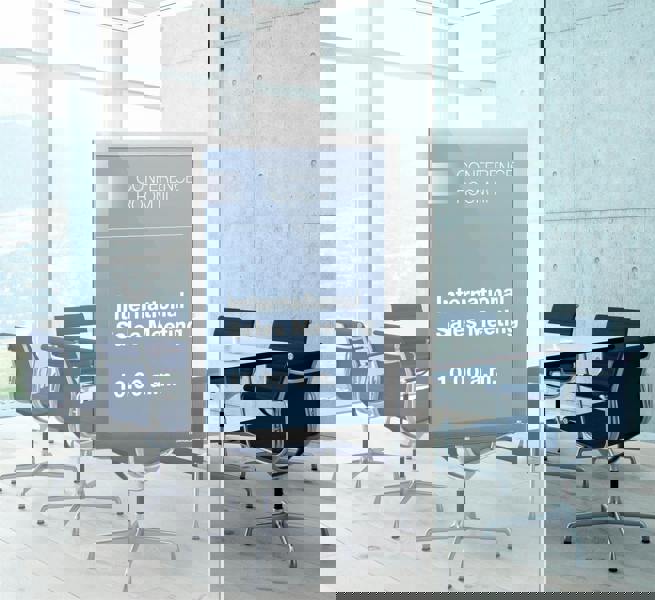 Durable DURAFRAME Self Adhesive Magnetic Signage Frame | A4 Silver