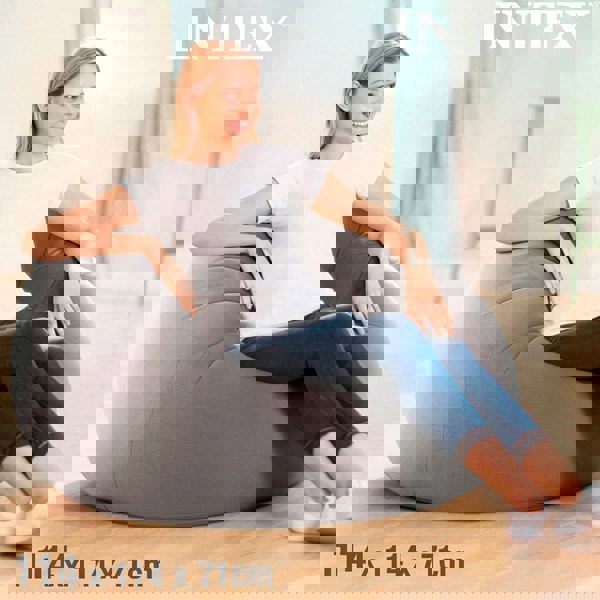 smartbies Intex Beanless Bag Inflatable Chair For Indoor and Outdoor Sofa