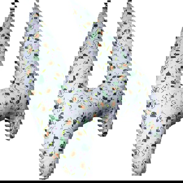 anycoplus Anypillow Car Travel Pillow UShape Avocado Pattern Children Travel Pillow Cushion for Car Seat, Safety Neck Pillow for Kids