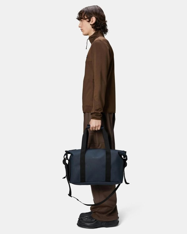 Rains Hilo Weekend Bag Small - 47 Navy - CHO - Designer Unisex Bags
