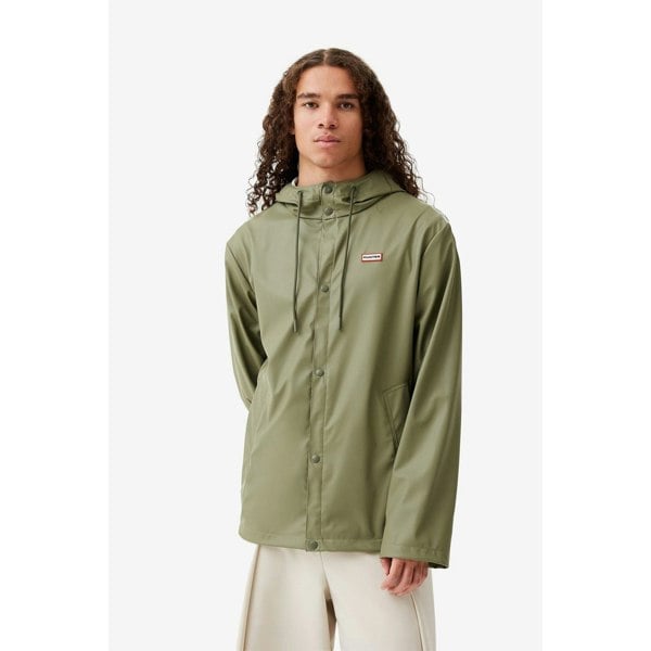 Hunter Izzy Hooded Green Jacket