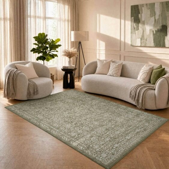 The Rugs Montana Vintage Green Rug | 3716