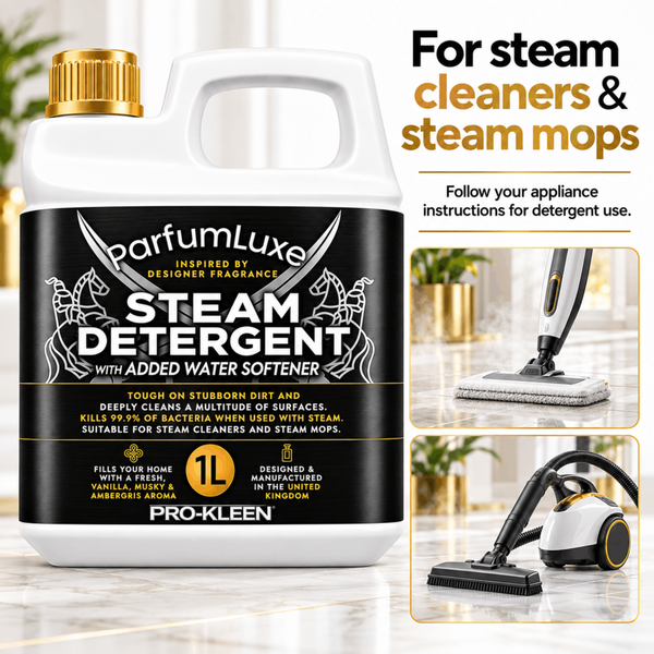 ProKleen Pro-Kleen Parfum Luxe Steam Mop Detergent Creed 1L - Deeply Cleans, Removes Stains, Deodorises