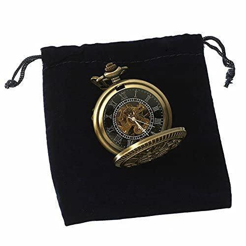 TruClothing Automatic  Pocket Watch Mechanical Peaky Blinders Vintage Double Hunter
