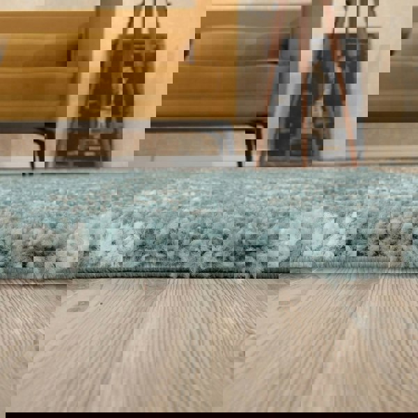 Moroccan shaggy rug rich texture and elegant design floor-heating compatible