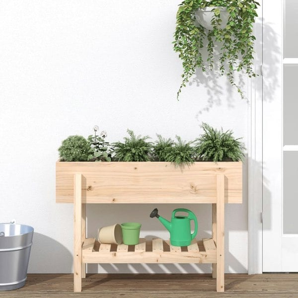 Berkfield Garden Raised Bed 101x30x69 cm Solid Wood Pine