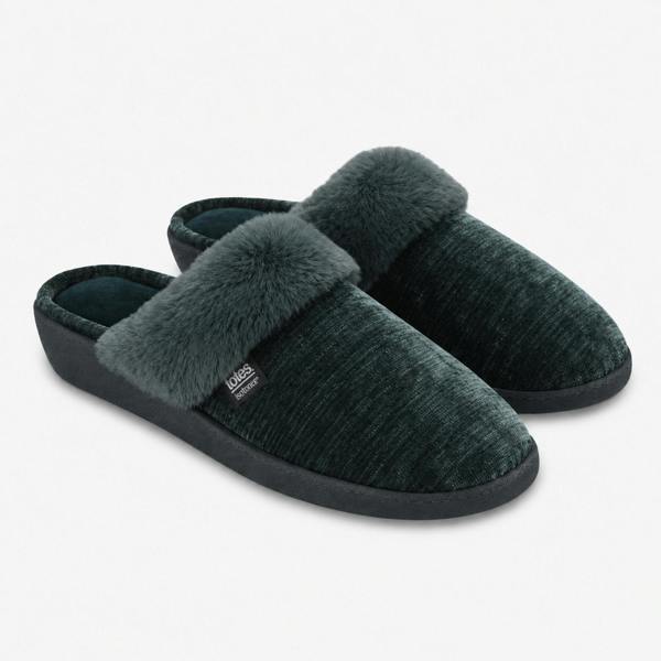 Totes SPARKLE HEELED MULE Mules   in  Green