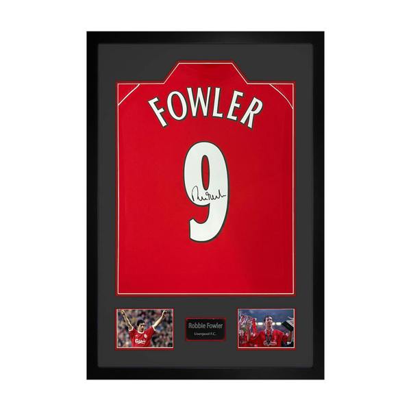 Robbie Fowler Signed Liverpool Shirt Premium Frame